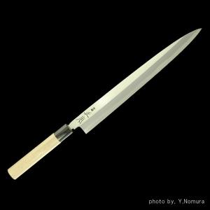 正本総本店 MASAMOTO本霞・玉白鋼 柳刃刺身庖刀 包丁 300mm KS0430