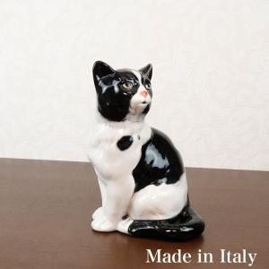 置物 犬 パグ オブジェ 動物 イタリア製 陶磁器 41066 置き物 おしゃれ