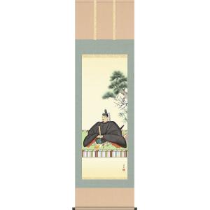 掛軸 (掛け軸) 紫式部 稲垣瑞波 尺五立 約横54.5cm×縦190cm p9824