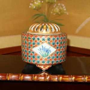 九谷焼 縁起置物 狛犬（一対）シーサー 緑彩 魔除け・除災の守り神