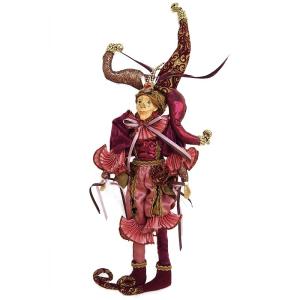 ピエロ 陶器 置物 ノベルティ 人形 オブジェ クラウン 道化師