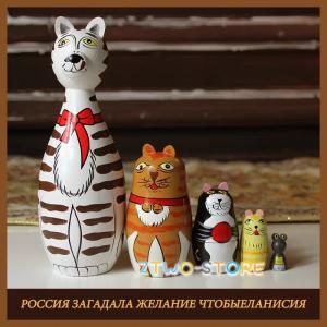 マトリョーシカ ロシア民芸品 マトリオーシカ サンタ 手作り人形 10個