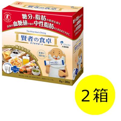 LOHACO - 大塚製薬 賢者の食卓ダブルサポート 6g×30包入 1セット（3箱）