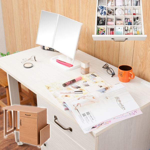 ネイルテーブル コスメワゴン パソコンデスク 作業台 折りたたみ