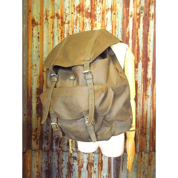 ビンテージ○スイス軍山岳バックパック後期型○240820k6-bag-bp