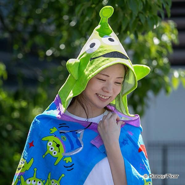 Disney（ディズニー） バスタオル フード付きコンパクトバスタオル