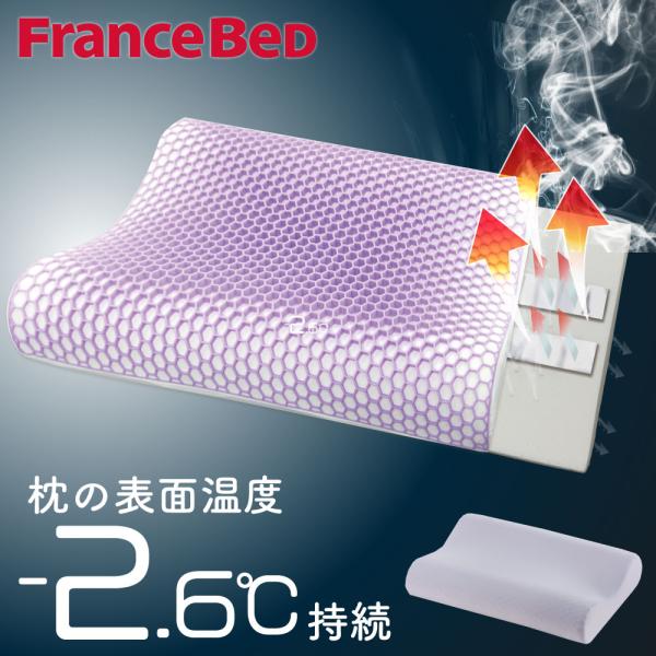 フランスベッド（FRANCEBED） ズカンピロー 枕 ZUKAN PILLOW 蒸れない