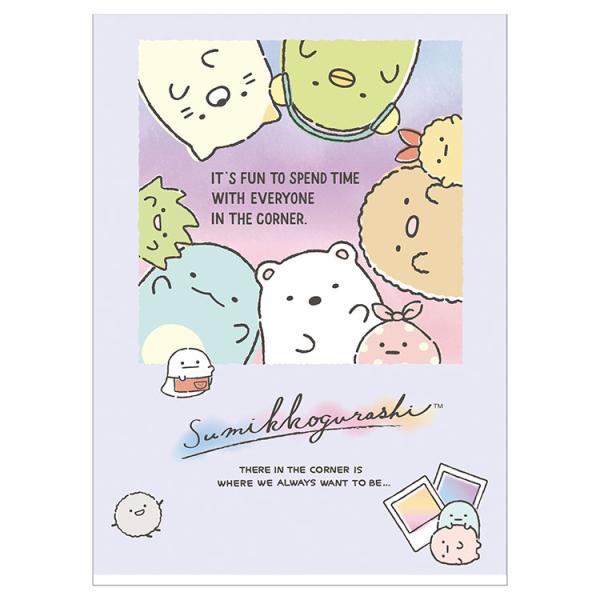 すみっコぐらし ダブルクリアホルダー インデックス FA07504 4ポケット