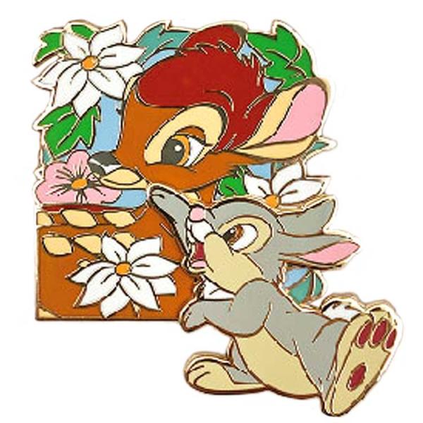 バンビ コレクションピンバッジ バンビ&とんすけ 101261 第3弾 Disney