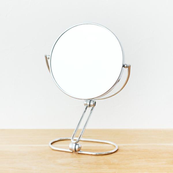 DULTON（ダルトン） 鏡 ミラー 卓上 拡大鏡 3倍 角度調整 スタンド