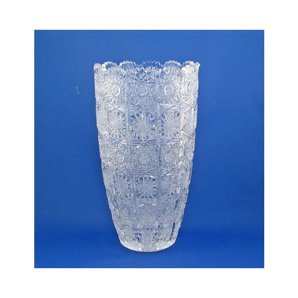 ボヘミア 500PKカット フラワーベース 25.5cm 80756-PK-255 : 青山ロゼ