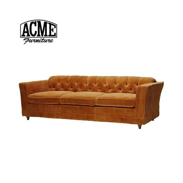 ACME Furniture（アクメファニチャー） LAKE WOOD SOFA 3P MUSTARD