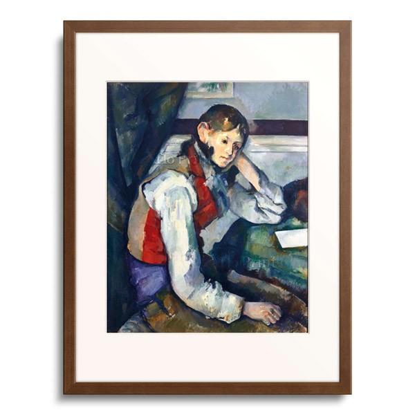 ポール・セザンヌ Paul Cezanne 「赤いチョッキの少年 The boy with