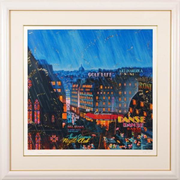 ヒロ・ヤマガタ 絵画 ナイーフアート インテリア シルクスクリーン