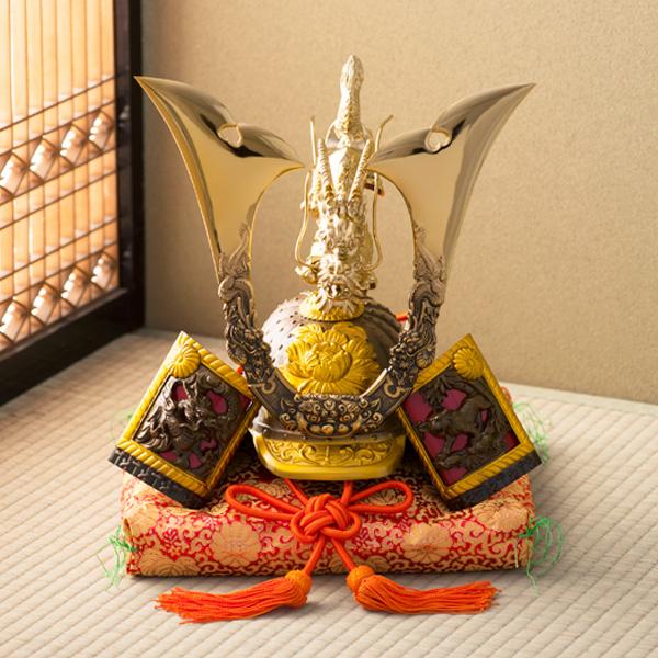 リュウコドウ 五月人形 高級 兜飾り おしゃれ 端午の節句 コンパクト