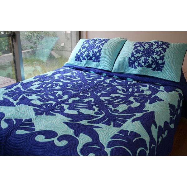 ハワイアンキルト サザンフォレストのむら染め本格オーダーメイド