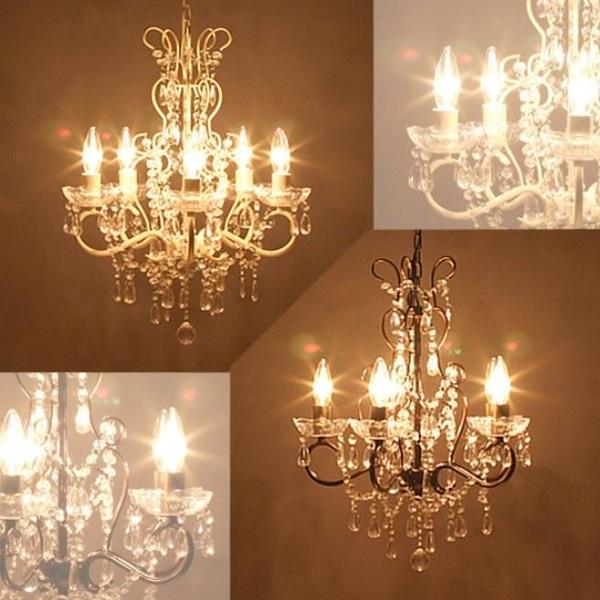 5灯シャンデリア アリス LED電球対応可 家具 インテリア 照明 電球