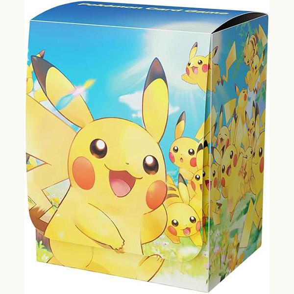新品】ポケモンカードゲーム デッキケース ピカチュウ大集合 : アーク