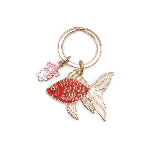 アクアチックキーリング 金魚 / キーホルダー ワールド商事 : ありしろ