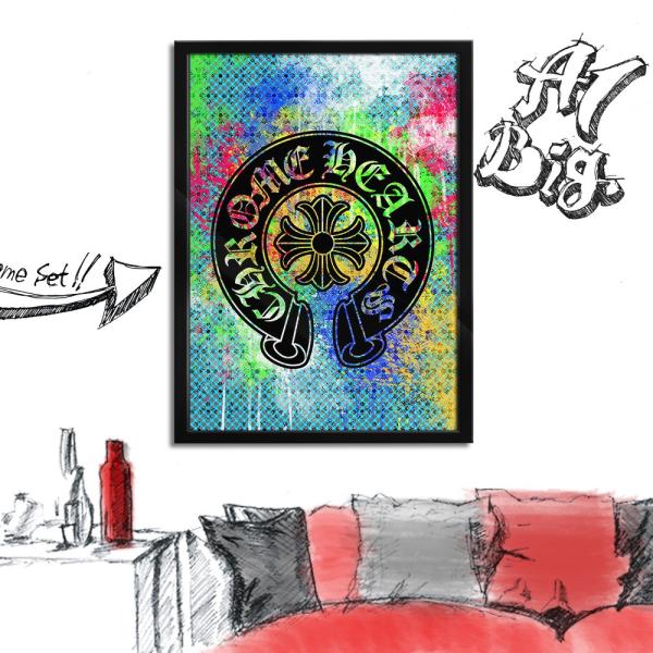 アートポスター ブランド オマージュ クロムハーツ A1 クレイグ