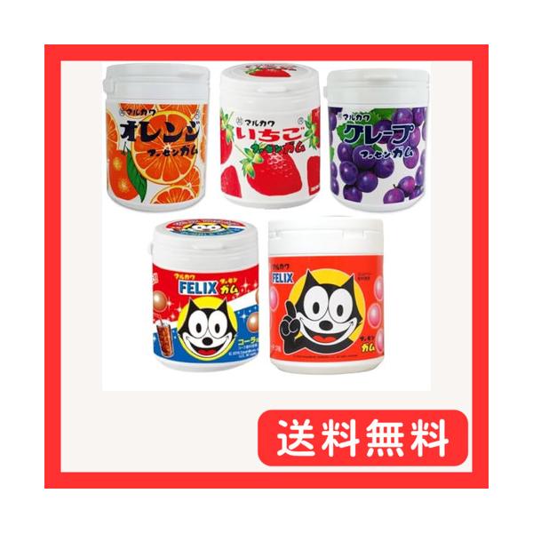 マルカワ ガム ボトル 全種類セット オレンジ いちご グレープ