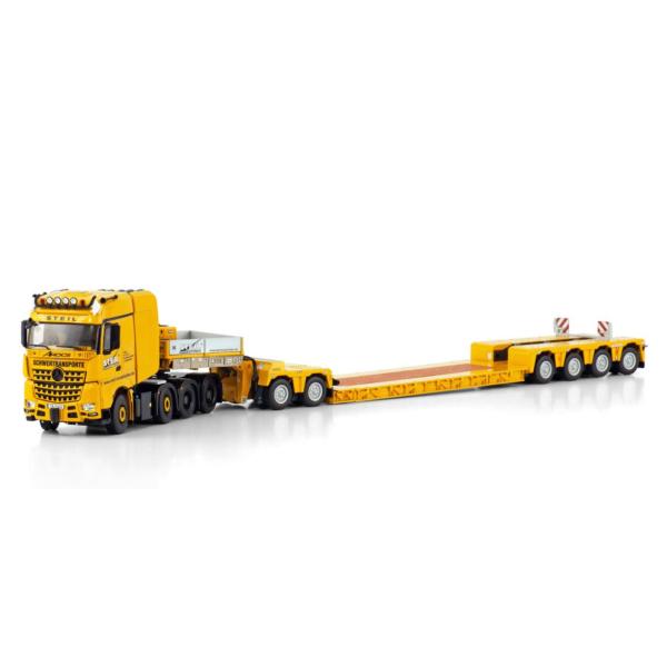 WSI 1/50 Mercedes Benz Arocs MP4 SLT BisSpace Euro low loader