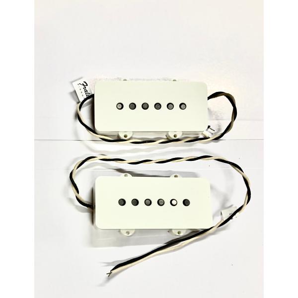 Lindy Fralin Hum-Cancelling Alnico Rod JAZZMASTER WHITE Set