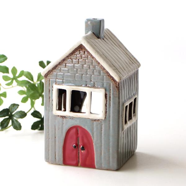 キャンドルホルダー 陶器 家 おしゃれ 北欧 おうち 置き物 置物