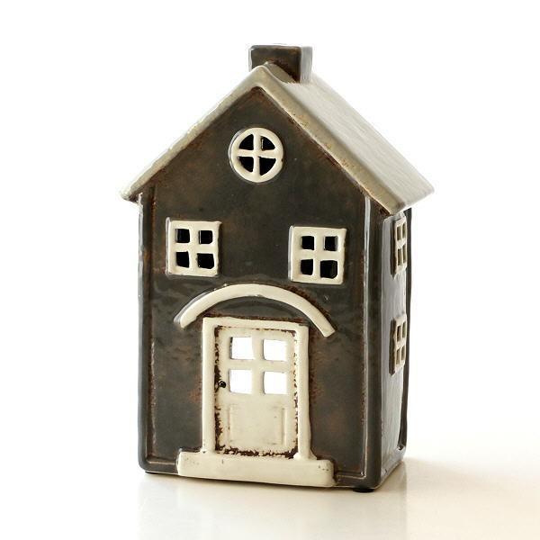 キャンドルホルダー 陶器 家 おしゃれ 北欧 おうち 置き物 置物