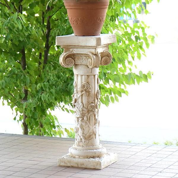 ガーデンコラム ガーデニング 置物 オブジェ おしゃれ 花台 フラワー