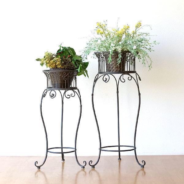 フラワースタンド おしゃれ アイアン 花台 猫脚 プランタースタンド 花
