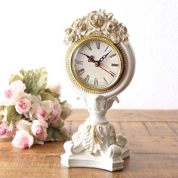 置き時計 置時計 アンティーク おしゃれ ロココ調 小型 ミニ ローマ