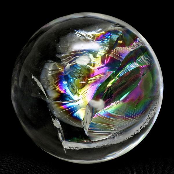天然水晶玉 最高級 天然 虹入り水晶 丸玉 約44mm 天然石