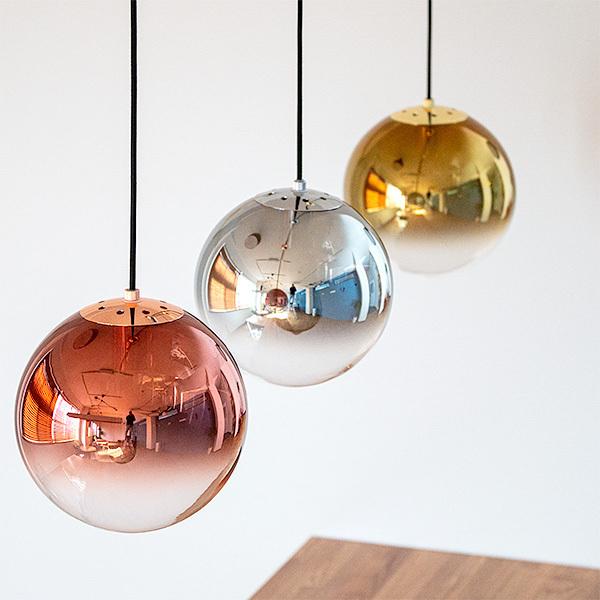 ペンダントライト ガラス おしゃれ 北欧 モダン 1灯 ハーフミラー