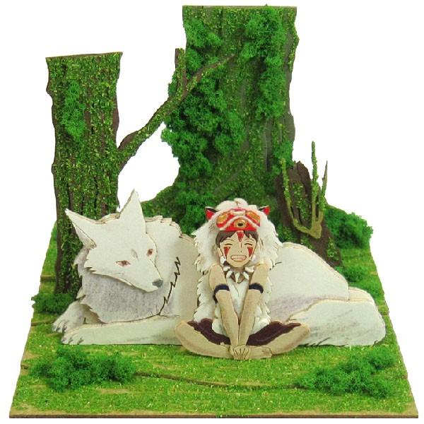 スタジオジブリ もののけ姫 みにちゅあーとキットmini【サンと山犬
