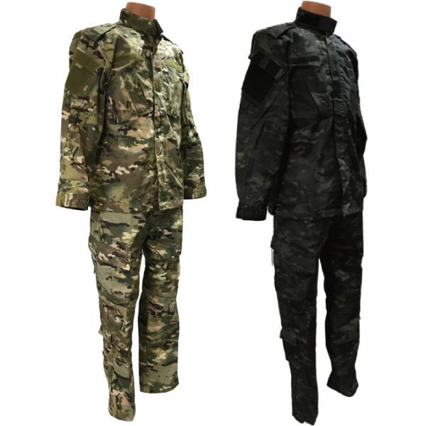 迷彩服 上下セット［マルチカム/マルチカムブラック］BDU サバゲー