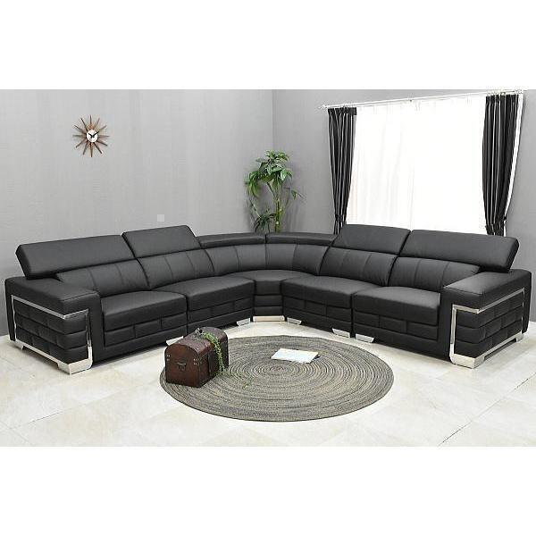 ソファ ソファー コーナーソファ 開梱設置付 イタリアンレザー 大型