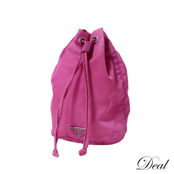 PRADA（プラダ） ナイロン 巾着 アクセサリーポーチ 1NA369 三角ロゴ