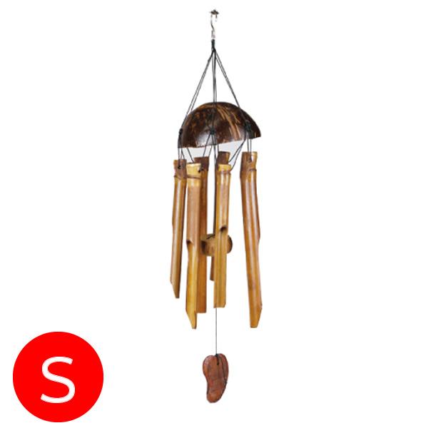 バンブーチャイム ベル 竹風鈴 Sサイズ シンプル ドアベル 風水