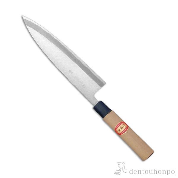 和包丁 堺菊守 別打（プラスチック柄） 身卸し 180mm 1本 名入れ彫刻