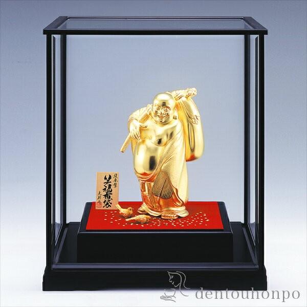 純金 笑福布袋 1100g ( 光則（金工芸） 木札名入れ有料 恵比寿 大黒