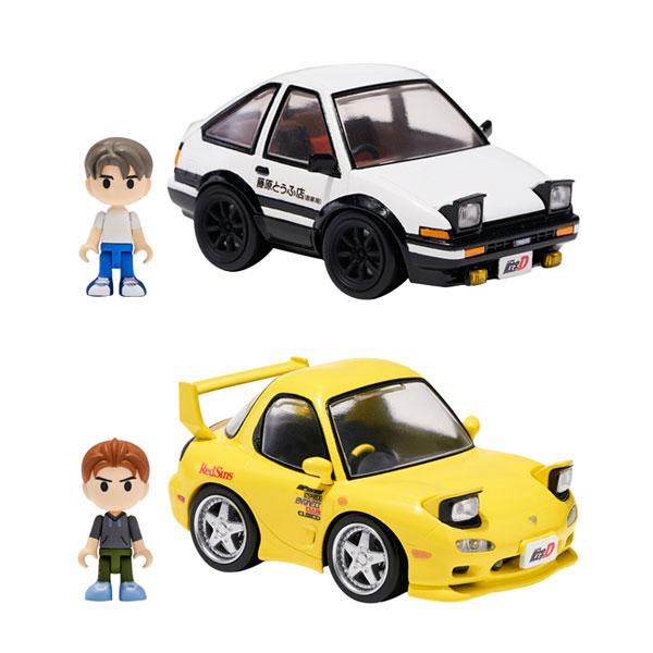トミカ 送料無料◇Qビレッジ 頭文字D 2種セット (QV-05 Toyota AE86