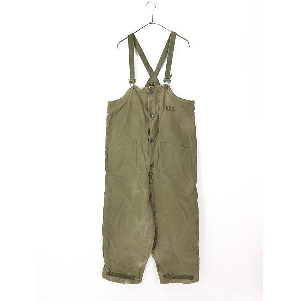 古着 40s 米軍 USN ステンシル ジャングルクロス N-1 デッキ パンツ