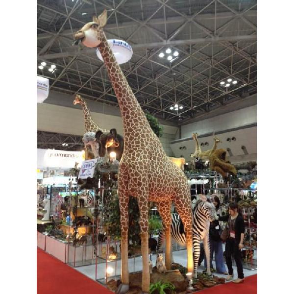 HANSAぬいぐるみ【大きな 親キリン (高さ：370cm)】（等身大