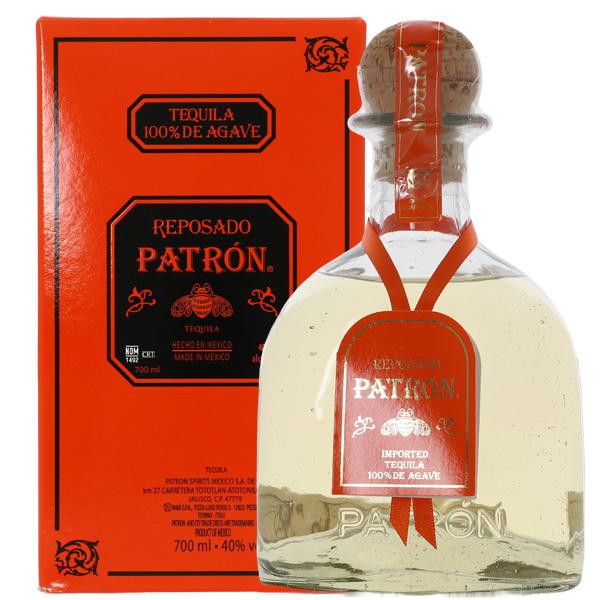 パトロン テキーラ レポサド 40度 並行 箱付 700ml スピリッツ 包装