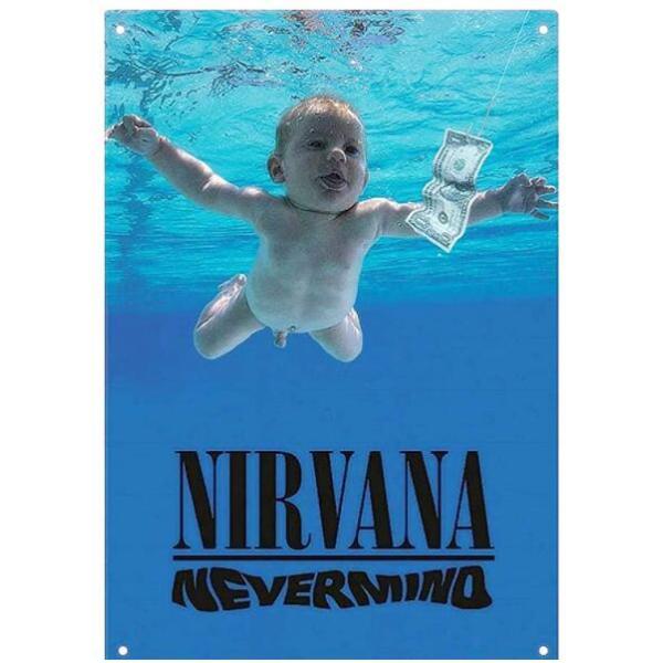 ニルヴァーナ Nirvana ロックバンド ネヴァーマインド アメリカ雑貨 壁