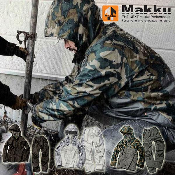 Makku（マック） 高耐水 高透湿 レインスーツ 上下 釣り バイク メンズ