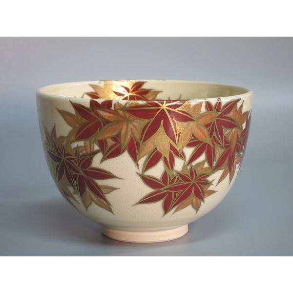 色絵紅葉画茶碗 清閑寺 杉田祥平造 共箱 : 茶道具商 越中屋 - 通販