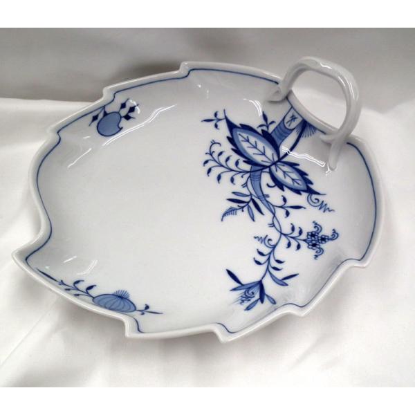 マイセン ブルーオニオンスタイル リーフディッシュ 081001-00264 新品