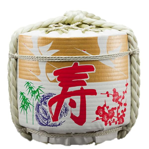 菰樽 金鶴・寿/鏡開き 樽のみ 結婚式 創立記念 開業記念 イベント